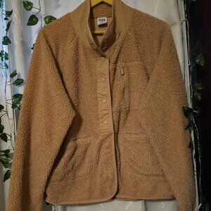 PINK Fleece Shacket (Medium)